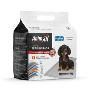 Пеленки AnimAll Puppy Training Pads для собак и щенков всех пород, с активированным углем 170422 фото