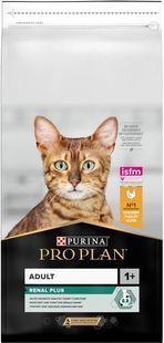 Сухой корм для взрослых кошек Purina Pro Plan Adult 1+ Renal Plus с курицей 14 кг 887733 фото