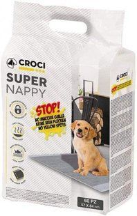 Пелюшки Croci Super Nappy для собак та цуценят всіх порід, з активованим вугіллям C6128699 фото