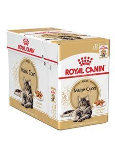 Вологий корм Royal Canin Maine Coon для дорослих котів породи мейн-кун, шматочки в соусі 12х85 г 2031001_12 фото