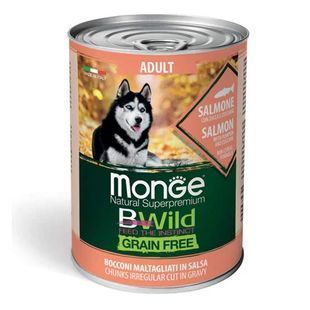 Влажный корм Monge Dog Be Wild Adult для взрослых собак, лосось, тыква и цуккини 400 г 70012621 фото
