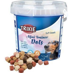 Ласощі Trixie Mini Trainer Dots для дорослих собак, лосось 500 г TX-31527 фото
