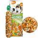 Лакомство Versele-Laga Crispy Sticks Carrot&Parsley лакомство для кроликов и морских свинок, с морковью и петрушкой 110 г 620601 фото 1