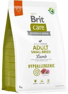 Сухой корм Brit Care Dog Hypoallergenic Adult Small Breed для взрослых собак малых пород от 1 до 10 кг, с ягненком 3 кг 172650 фото