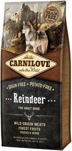 Сухий корм Carnilove Dog Adult для дорослих собак усіх порід, з північним оленем 12 кг 150820/8884 фото