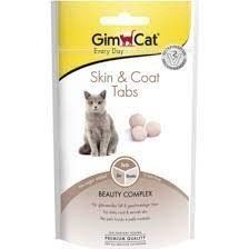 Витамизированное лакомство GimCat Skin and Coat Tabs для взрослых котов, здоровья кожи и шерсти 40 г G-418711/419114 фото