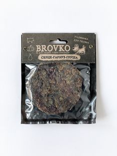Ласощі Brovko Паляничка зі свинячого серця, гарбуза та груші 1 шт. 76 фото