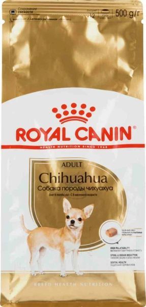 Сухий корм Royal Canin Chihuahua Adult для дорослих собак, породи чихуахуа 500 г 2210005 фото