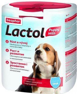Замінник молока Beaphar Lactol Puppy Milk для цуценят всіх порід 500 г 15205 фото