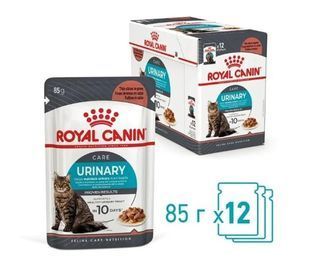 Вологий корм Royal Canin Urinary Care для дорослих котів, підтримка сечовидільної системи 12х85 г 41570019_12 фото