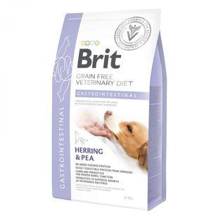 Сухий корм Brit GF Veterinary Diets Gastrointestinal для собак з порушенням травлення, з оселедцем лососем та жовтим горохом 12 кг 170944/528127 фото