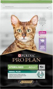 Сухий корм Purina Pro Plan Cat Sterilised для дорослих стерилізованих котів, з індичкою 10 кг 3650326 фото