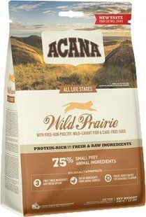 Сухий корм Acana Wild Prairie Cat для кошенят та дорослих котів всіх порід, зі смаком птиці 340 г a64034 фото