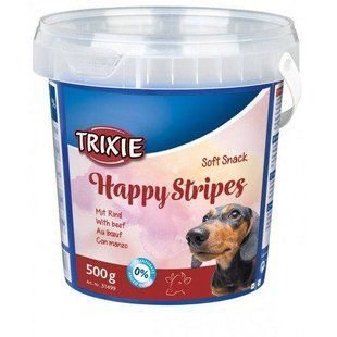 Ласощі Trixie HappyStripes для дорослих собак, яловичина 500 г TX-31499 фото