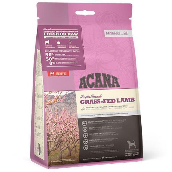 Cухой гипоаллергенный корм Acana Grass-Fed Lamb для собак всех пород и возрастов, со вкусом ягненка 2 кг a57020 фото