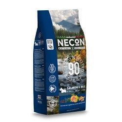 Сухий корм Necon Natural Wellness Dog Mini для дорослих собак міні порід, лосось та рис 800 г 54472 фото