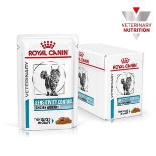 Вологий корм Royal Canin Sensitivity Control для котів з харчовою алергією та непереносимістю, з куркою 12х85 г 40350011_12 фото