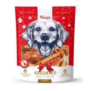 Ласощі Wanpy Assorted Multi Treats для собак, асорті з курки 300 г 813002 фото