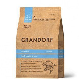 Сухой корм Grandorf Dog Adult Med/Maxi Breeds для взрослых собак средних и крупных пород, рыба 3 кг 94303 фото