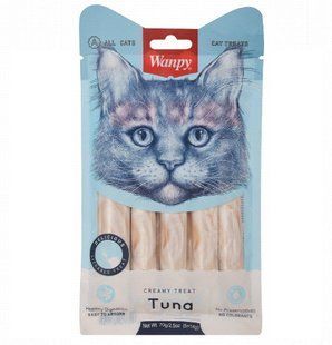 Ласощі Wanpy Creamy Lickable Treats Tuna для дорослих котів, тунець 70 г RAC-54 фото