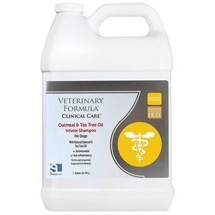 Лечебный шампунь Veterinary Formula CC Clinical Care Oatmeal&Tea Tree Oil Infuser Shampoo для собак, антибактериальный и противовоспалительный 3.79 л 01356 фото