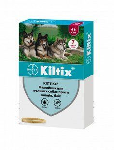Нашийник Kiltix (Кілтікс) для собак великих порід, від бліх та кліщів 66 см 17096 фото