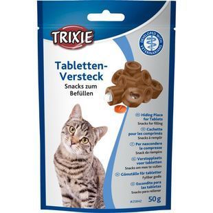 Лакомство Trixie для взрослых котов, для наполнения таблетками 50 г 25842 фото