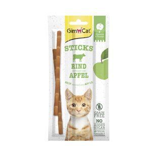 Лакомство GimCat Superfood Duo-Sticks для взрослых котов, с говядиной и яблоками 15 г G-420950/420561 фото