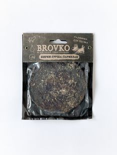 Ласощі Brovko для собак всіх порід, паляничка з нирки яловичої з в&lsquo;яленою грушею та пармезаном 73 фото