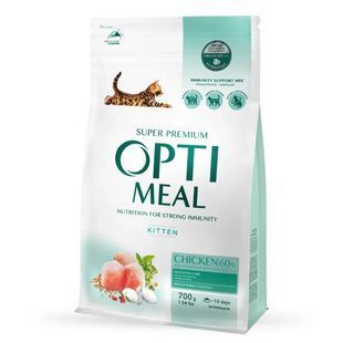 Сухой корм Optimeal для котят, с курицей 700 г B1810902 фото
