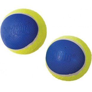 Іграшка Kong SqueakAir Ultra Balls для собак середніх та великих порід, м'яч-піщалка ультра 8.3 см 02010 фото