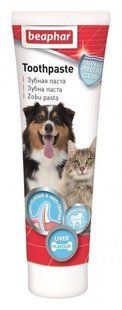 Зубна паста Beaphar Toothpaste для котів та собак, зі смаком печінки 100 г 13223 фото