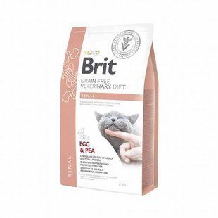 Сухий корм Brit GF Veterinary Diets Renal для котів з захворюванням нирок, з яйцем та жовтим горохом 400 г 170958/528332 фото
