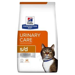 Сухий корм Hill's Prescription Diet Feline s/d Urinary Care для котів для догляду за сечовидільною системою, з куркою 1.5 кг 605894 фото