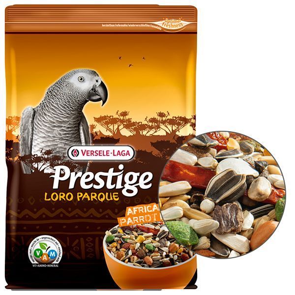 Сухой корм Versele-Laga Prestige Loro Parque African Parrot Mix для средних и крупных африканских попугаев 1 кг 222010 фото