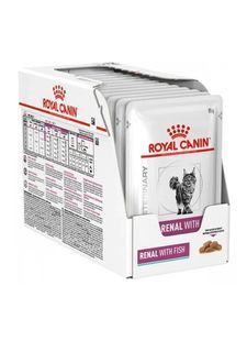 Вологий корм Royal Canin Renal для котів з захворюванням нирок, з тунцем 12х85 г 40670019_12 фото