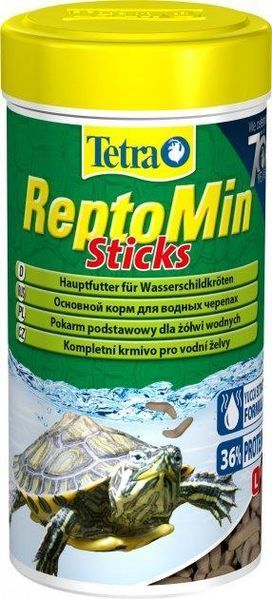 Сухий корм Tetra &laquo;ReptoMin Sticks&raquo; для водних черепах, в паличках 60 г 761346 фото