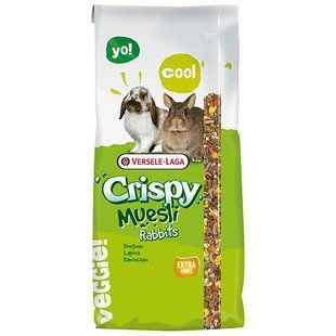 Сухий корм Versele-Laga Crispy Muesli Rabbits для карликових кроликів, на основі зернової суміші 20 кг 611296 фото