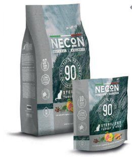 Сухий корм Necon Natural Wellness Adult Cat Steril для дорослих стерилізованих котів, індичка та рис 400 г 54281 фото