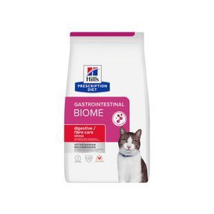 Сухий корм Hill's Prescription Diet Feline Gastrointestinal Biome Stress для дорослих котів при розладах травлення та для підтримки при дії стресових факторів, з куркою 3 кг 608945 фото