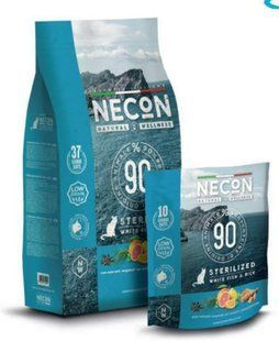 Сухий корм Necon Natural Wellness Adult Cat Steril для дорослих стерилізованих котів, біла риба та рис 1.5 кг 54052 фото