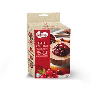 Ласощі Mavsy Freeze Dried для собак, паштет зі страуса під журавлиним соусом 50 г FDMAVSY04 фото