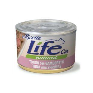 LifeCat "Le Ricette" з тунцем і креветкою 150г 102351 фото