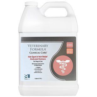 Лечебный шампунь Veterinary Formula CC Hot Spot&Itch Relief Medicated Shampoo для собак и котов, обезболивающий и противовоспалительный 3.79 л 01331 фото