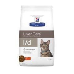 Сухий корм Hill's Prescription Diet Feline l/d Liver Care для котів при захворюваннях печінки, з куркою 1.5 кг 605968 фото