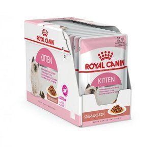 Вологий корм Royal Canin Kitten для кошенят від 4 до 12 місяців, шматочки в соусі 12х85 г 4058001_12 фото