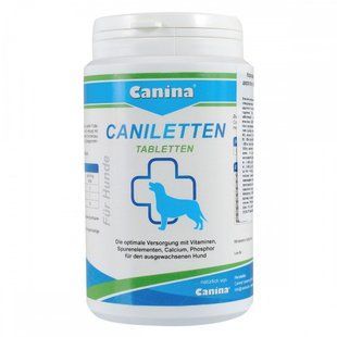 Вітамінно-мінеральний комплекс Canina Caniletten для дорослих собак 150 таблеток (300 г) 120307 AD фото
