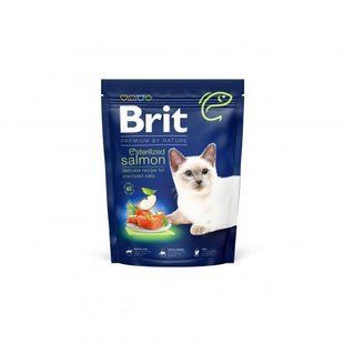 Сухой корм Brit Premium By Nature Cat Sterelised для взрослых стерилизованных котов, с лососем 300 г 171848 фото