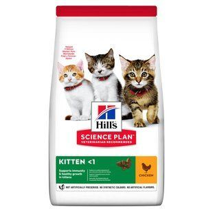 Сухой корм Hill's Science Plan Feline Kitten для котят и котов в период беременности и лактации, с курицей 300 г 607660 фото