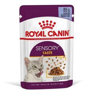 Вологий корм Royal Canin Sensory Taste Jelly для котів вибагливих до смаку, шматочки в желе 85 г 15280010 фото